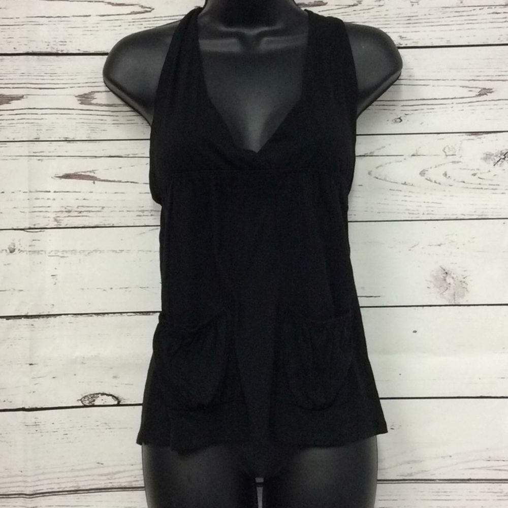 American Inc. racerback babydoll tank with pockets